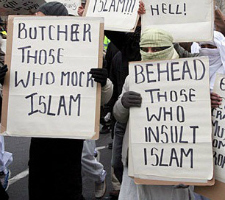 Behead those who insult islam--2
