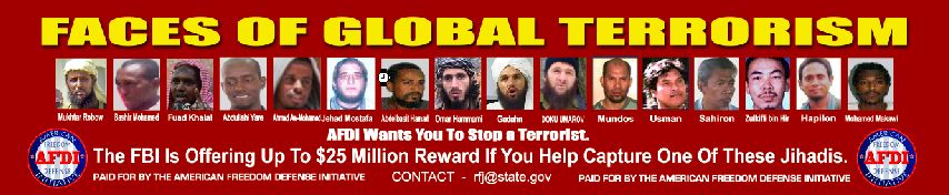 AFDI Ad: Faces of Global Terrorism